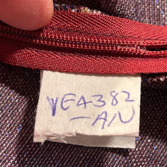 NWOT Eva Franco Daphne One Shoulder Plaid Glittered Ruched Top Size 2 - Picture 10 of 16